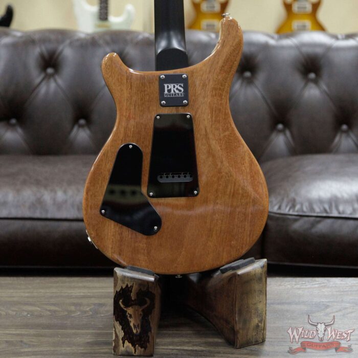 PRS Wild West Guitars Special Run CE 24 Flame Top Painted Neck 57/08 Pickups Faded Gray Black Purple Burst 292245 - Image 10
