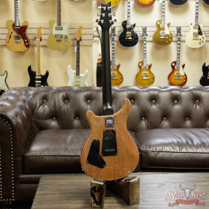 PRS Wild West Guitars Special Run CE 24 Flame Top Painted Neck 57/08 Pickups Faded Gray Black Purple Burst 292566 - Image 8