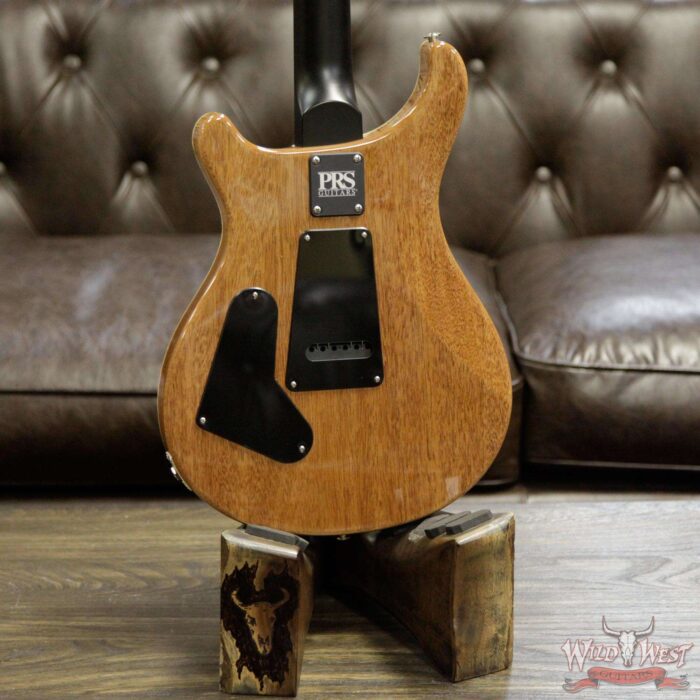 PRS Wild West Guitars Special Run CE 24 Flame Top Painted Neck 57/08 Pickups Faded Gray Black Purple Burst 292566 - Image 10