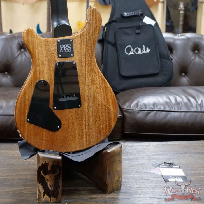 PRS Wild West Guitars Special Run Flame Top Black Neck CE 24 Faded Gray Black Purple Burst 318524 - Image 8