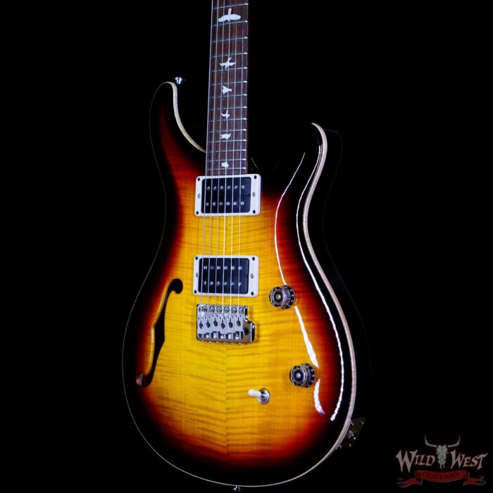Paul Reed Smith PRS CE 24 Semi-Hollow Rosewood Fingerboard Tri-Color Burst - Image 2
