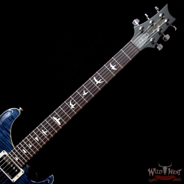 Paul Reed Smith PRS WWG Special Run CE 24 Flame Maple Top 57/08 Pickups Whale Blue 240154 - Image 5