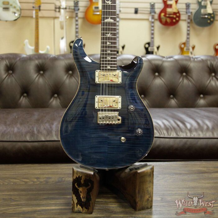 Paul Reed Smith PRS WWG Special Run CE 24 Flame Maple Top 57/08 Pickups Whale Blue 240154 - Image 9