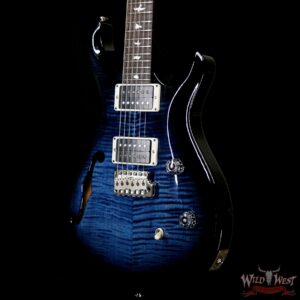 Paul Reed Smith PRS CE 24 Semi-Hollow Flame Top Painted Neck Faded Blue Smokeburst - Image 2