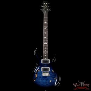 Paul Reed Smith PRS CE 24 Semi-Hollow Flame Top Painted Neck Faded Blue Smokeburst - Image 3