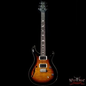 Paul Reed Smith PRS CE 24 Semi-Hollow Rosewood Fingerboard Amber Smokeburst - Image 3