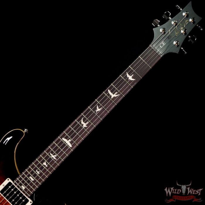 Paul Reed Smith PRS CE 24 Semi-Hollow Rosewood Fingerboard Amber Smokeburst - Image 4
