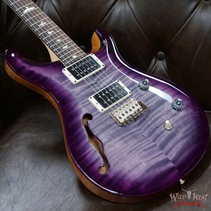 Paul Reed Smith PRS CE 24 Semi-Hollow Rosewood Fingerboard Charcoal Violet Burst - Image 7