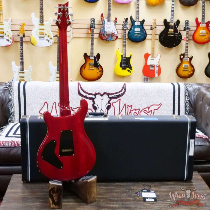Paul Reed Smith PRS Core Series Custom 24 Piezo Rosewood Fingerboard Charcoal Cherry Burst - Image 9