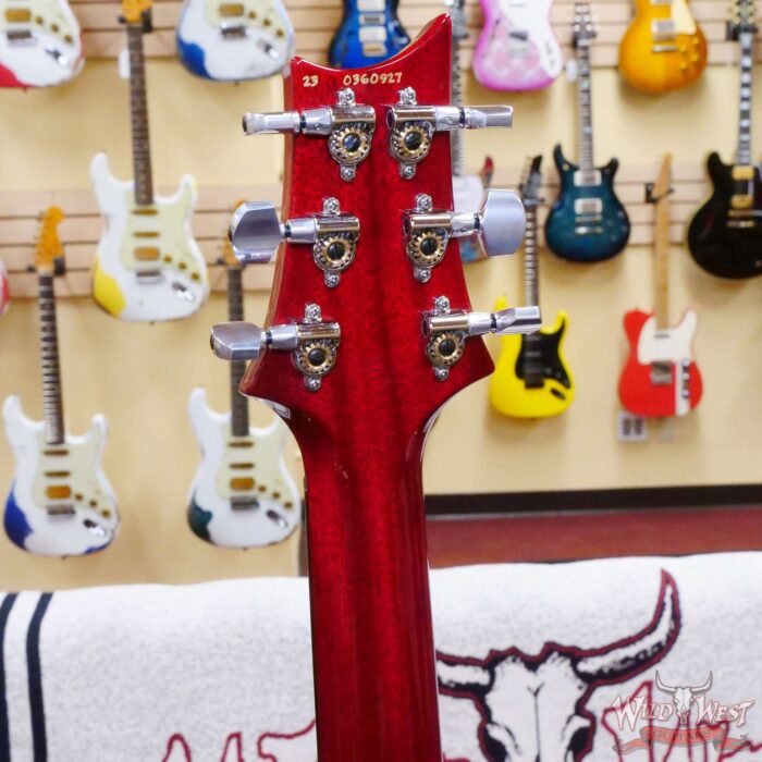 Paul Reed Smith PRS Core Series Custom 24 Piezo Rosewood Fingerboard Charcoal Cherry Burst - Image 10