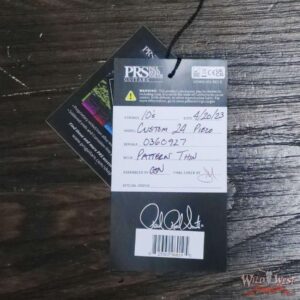 Paul Reed Smith PRS Core Series Custom 24 Piezo Rosewood Fingerboard Charcoal Cherry Burst - Image 12