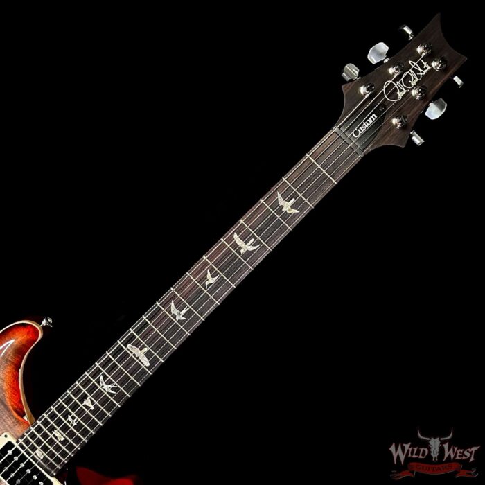 Paul Reed Smith PRS Core Series Custom 24 Rosewood Fingerboard Charcoal Cherry Burst 7.65 LBS - Image 4