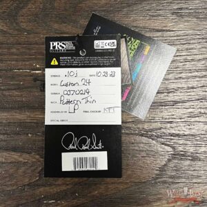 Paul Reed Smith PRS Core Series Custom 24 Rosewood Fingerboard Charcoal Cherry Burst 7.65 LBS - Image 11