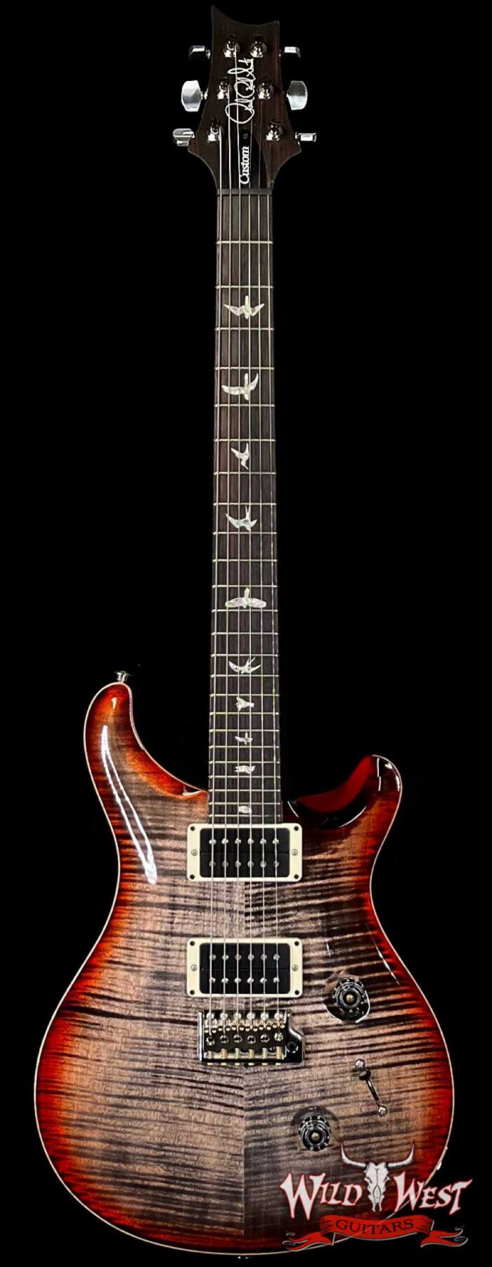 Paul Reed Smith PRS Core Series Custom 24 Rosewood Fingerboard Charcoal Cherry Burst 7.65 LBS - Image 1