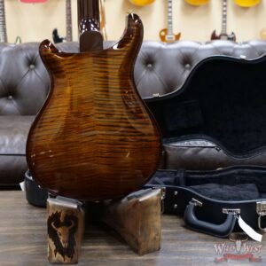 PRS Core Flame 10 Top Hollowbody II Piezo HB2 Rosewood Fingerboard Black Gold Burst - Image 10