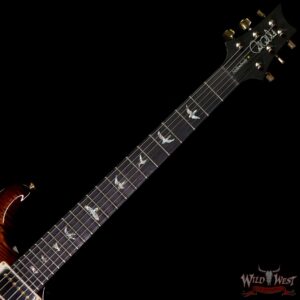 PRS Core Flame 10 Top Hollowbody II Piezo HB2 Rosewood Fingerboard Black Gold Burst - Image 4