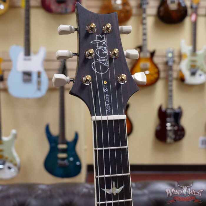 Paul Reed Smith PRS Core 10 Top McCarty 594 Flame Maple Top Rosewood Fingerboard Trampas Green Smokeburst - Image 6