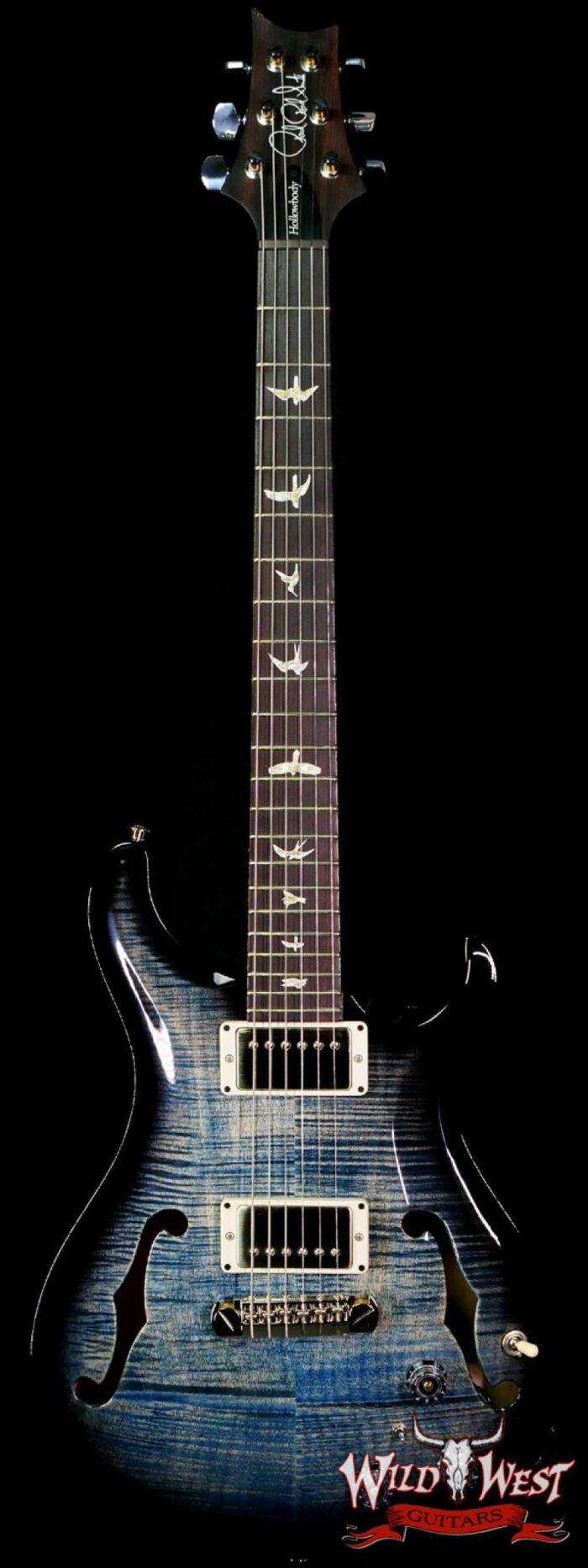 Paul Reed Smith PRS Core Hollowbody II Piezo HB2P Faded Whale Blue Smokewrap Burst - Image 1