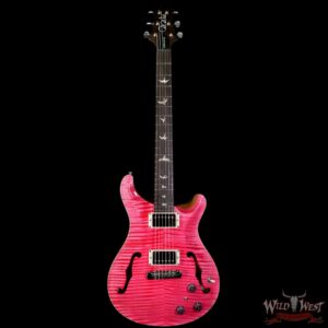 Paul Reed Smith PRS Core Flame Top Hollowbody II Piezo HB2 Rosewood Fingerboard Bonnie Pink - Image 3