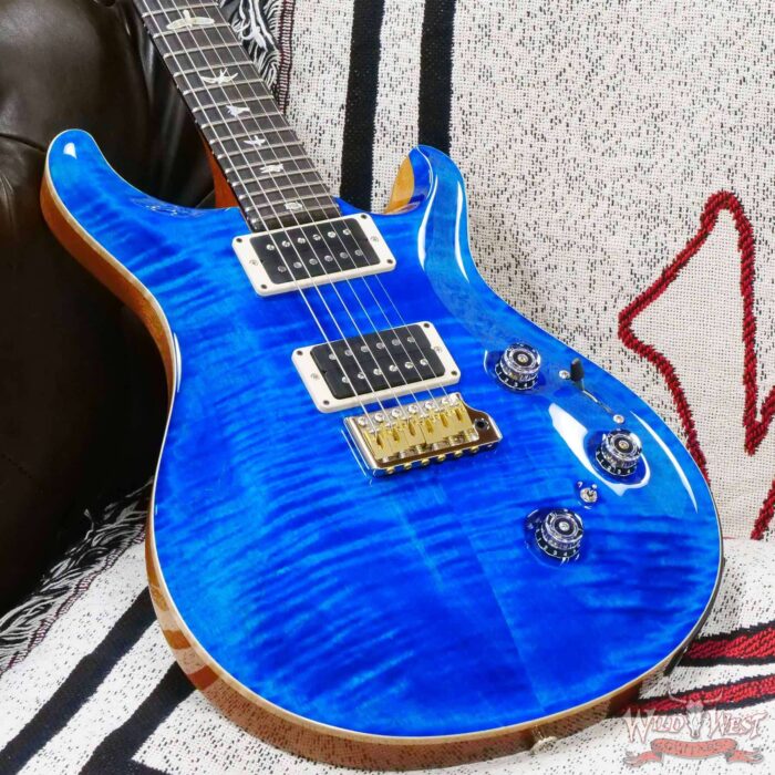 Paul Reed Smith PRS Core Series Custom 24 Piezo Rosewood Fingerboard Aquamarine Natural Back - Image 8
