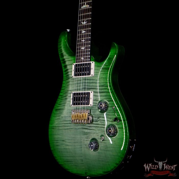 PRS Core Custom 24 Piezo P24 w/ Pattern Thin Neck Trampas Green Wrap Burst - Image 2