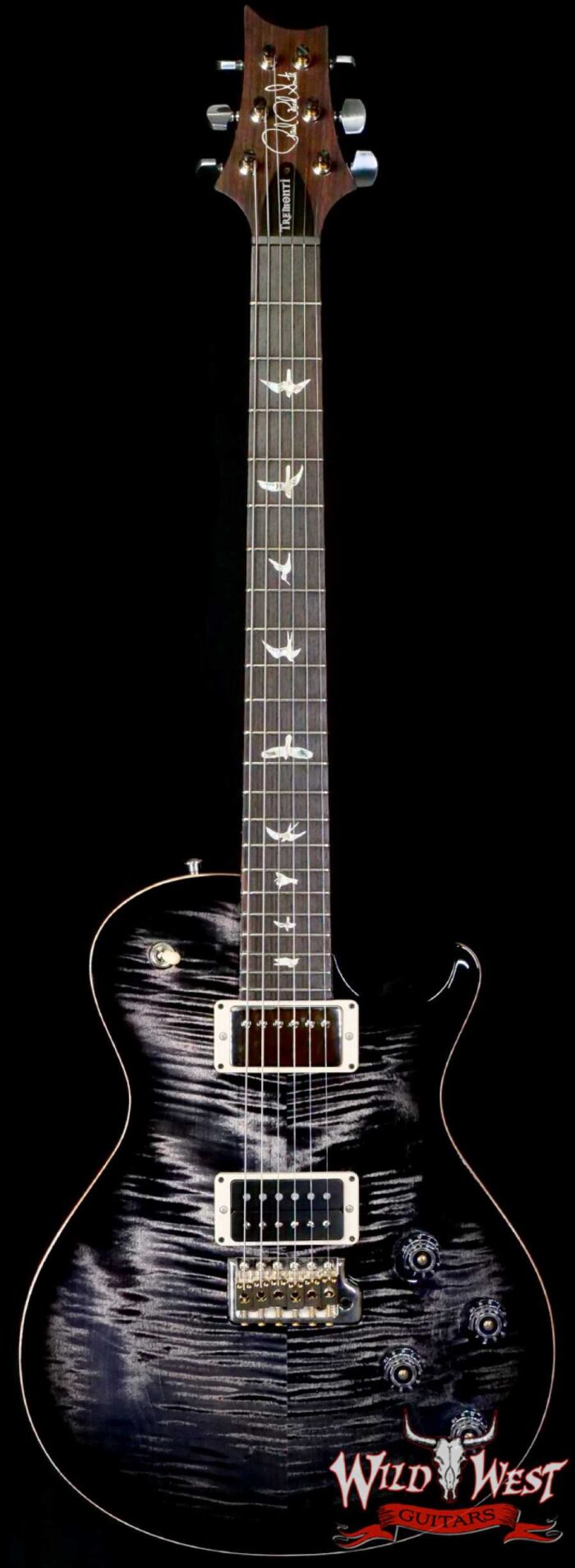 Paul Reed Smith PRS Mark Tremonti Signature Model with Tremolo Charcoal Contour Burst 9.05 LBS - Image 1
