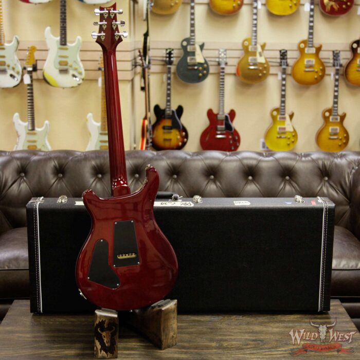 Paul Reed Smith PRS Custom 24 Flame Maple Top Rosewood Fingerboard Blood Orange - Image 12