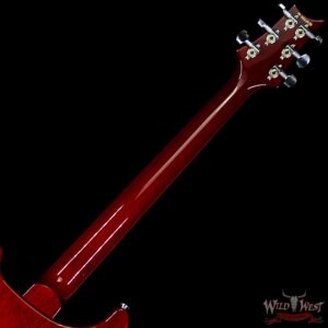 Paul Reed Smith PRS Custom 24 Flame Maple Top Rosewood Fingerboard Blood Orange - Image 8