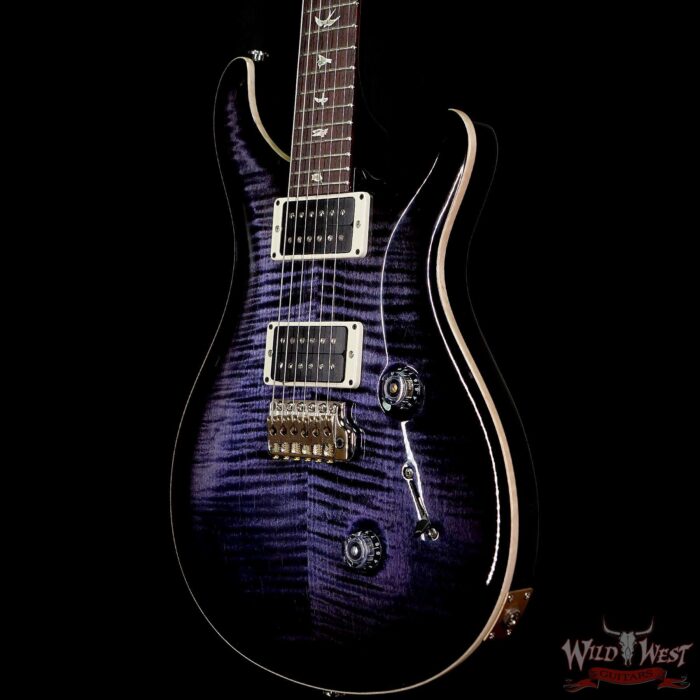 Paul Reed Smith PRS Core Custom 24 Flame Maple Top East Indian Rosewood Fingerboard Purple Mist - Image 2