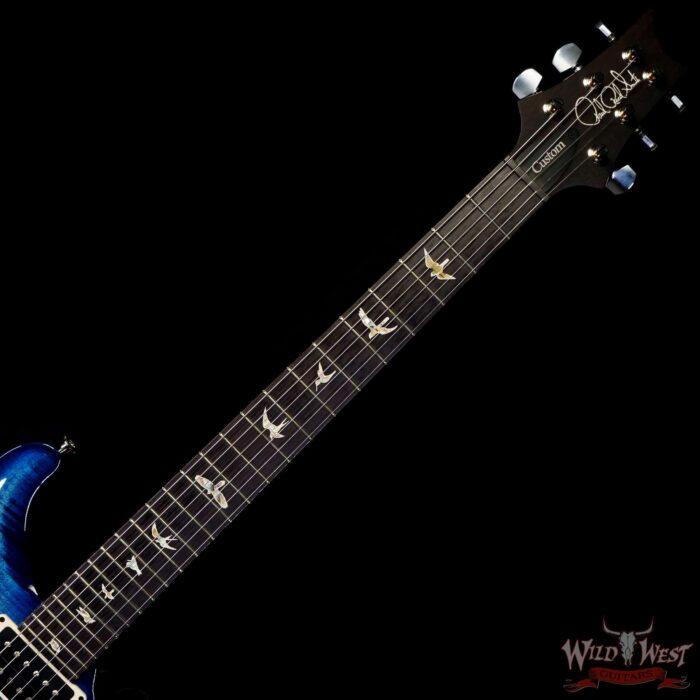 Paul Reed Smith PRS Core Series Custom 24 Rosewood Fingerboard Faded Whale Blue Wrap Burst - Image 4