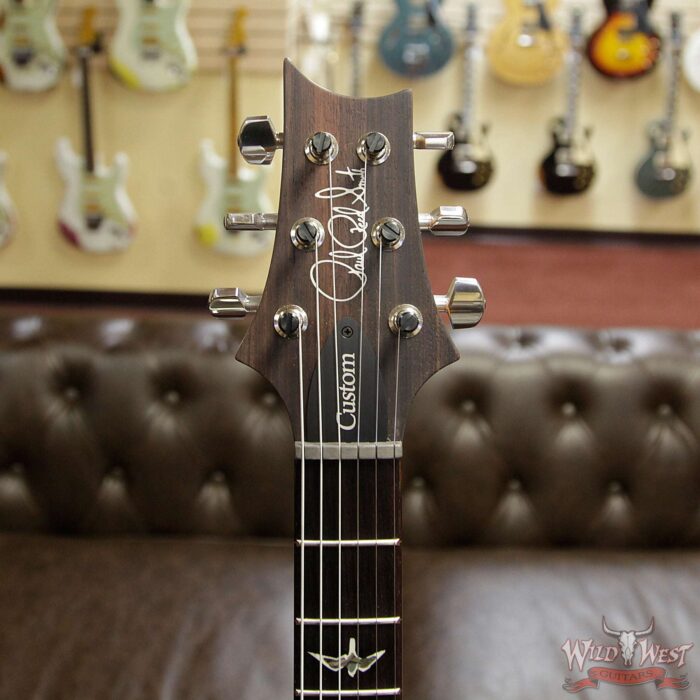 Paul Reed Smith PRS Custom 24 Flame Maple Top East Indian Rosewood Fingerboard Blue Matteo - Image 9