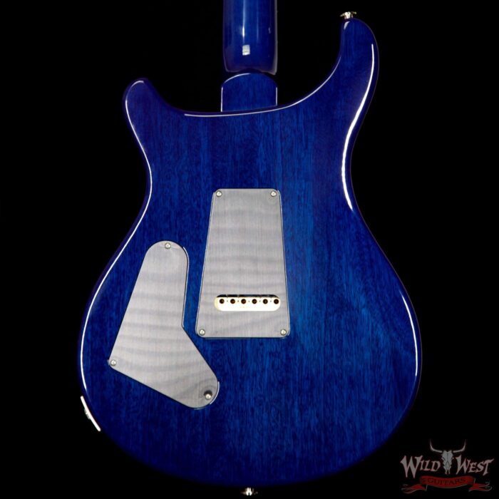 Paul Reed Smith PRS Custom 24 Quilt Maple Top Ebony Fretboard Faded Blue Burst - Image 7