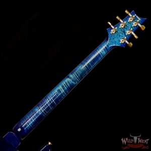 PRS Wood Library Artist Package Custom 24 Fatback Flame Maple Neck African Blackwood Board River Blue - Image 12