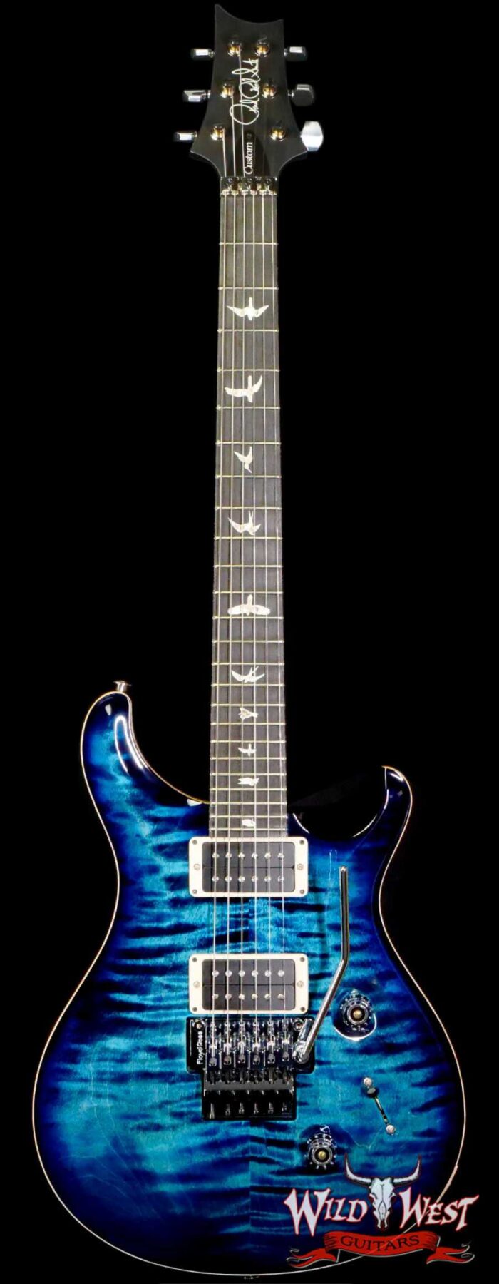 Paul Reed Smith PRS Core Series Custom 24 Floyd Rose FR Ebony Fingerboard Cobalt Blue - Image 1