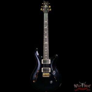 Paul Reed Smith PRS Custom 24 Semi-Hollow Pattern Thin Neck w/35th Eagle Inlay Slate Blue Metallic - Image 3