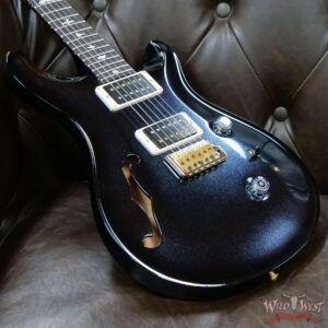 Paul Reed Smith PRS Custom 24 Semi-Hollow Pattern Thin Neck w/35th Eagle Inlay Slate Blue Metallic - Image 7