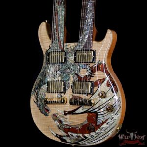 2005 PRS Paul Reed Smith 20th Anniversary Double Neck Dragon #6 Natural - Image 2