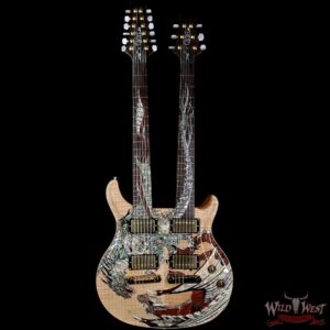2005 PRS Paul Reed Smith 20th Anniversary Double Neck Dragon #6 Natural - Image 4