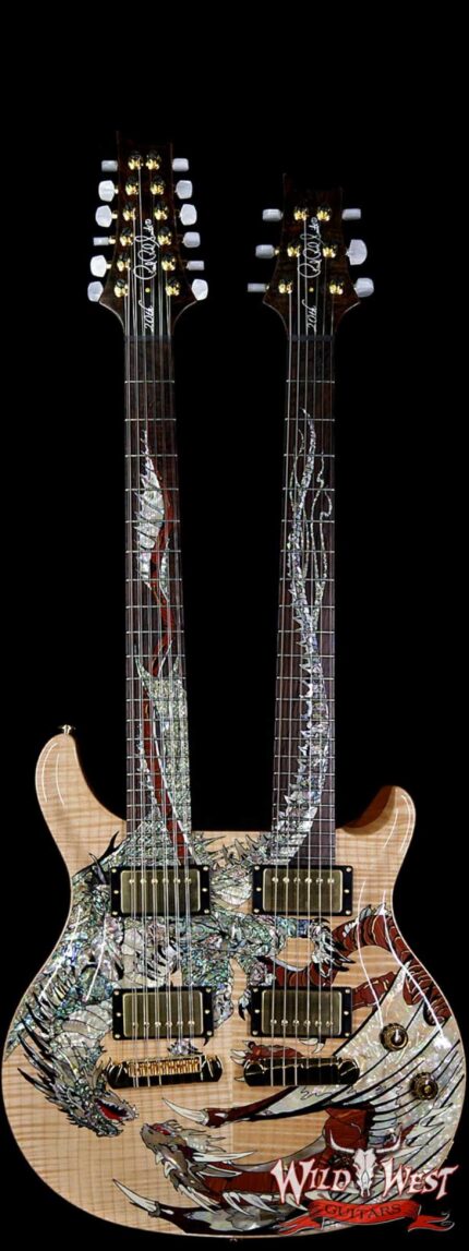 2005 PRS Paul Reed Smith 20th Anniversary Double Neck Dragon #6 Natural