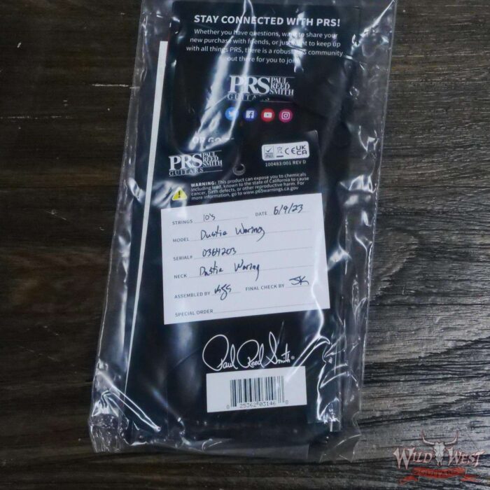 Paul Reed Smith PRS Bolt-On Series Dustie Waring Signature CE 24 Floyd FR Maple Board Gray Black - Image 11
