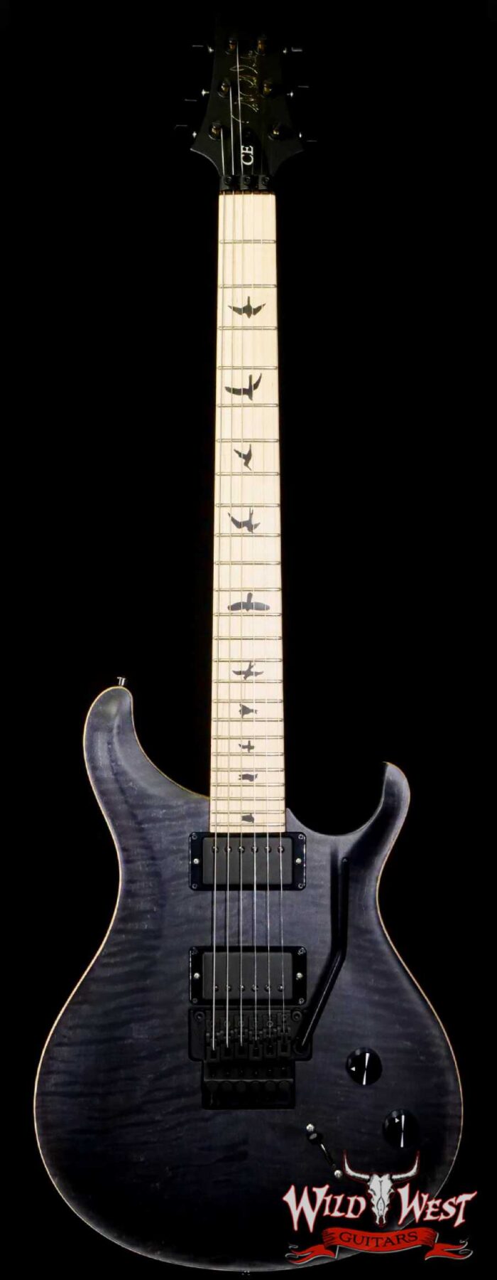 Paul Reed Smith PRS Bolt-On Series Dustie Waring Signature CE 24 Floyd FR Maple Board Gray Black - Image 1
