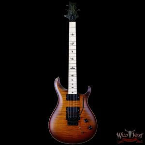Paul Reed Smith PRS Bolt-On Series Dustie Waring Signature CE 24 Floyd Rose FR Maple Board Burnt Amber Smokeburst 7.40 LBS - Image 3