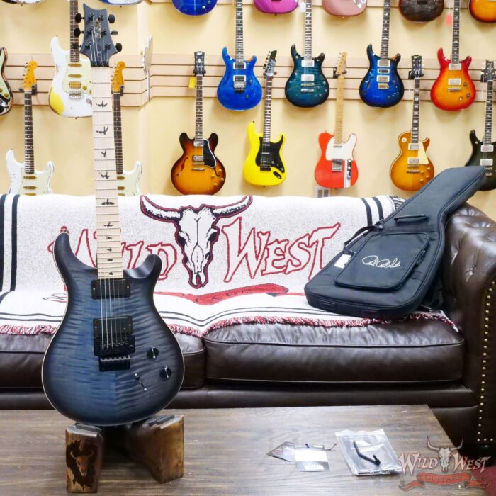 Paul Reed Smith PRS Bolt-On Series Dustie Waring Signature CE 24 Floyd FR Maple Board Faded Blue Smokeburst - Image 5