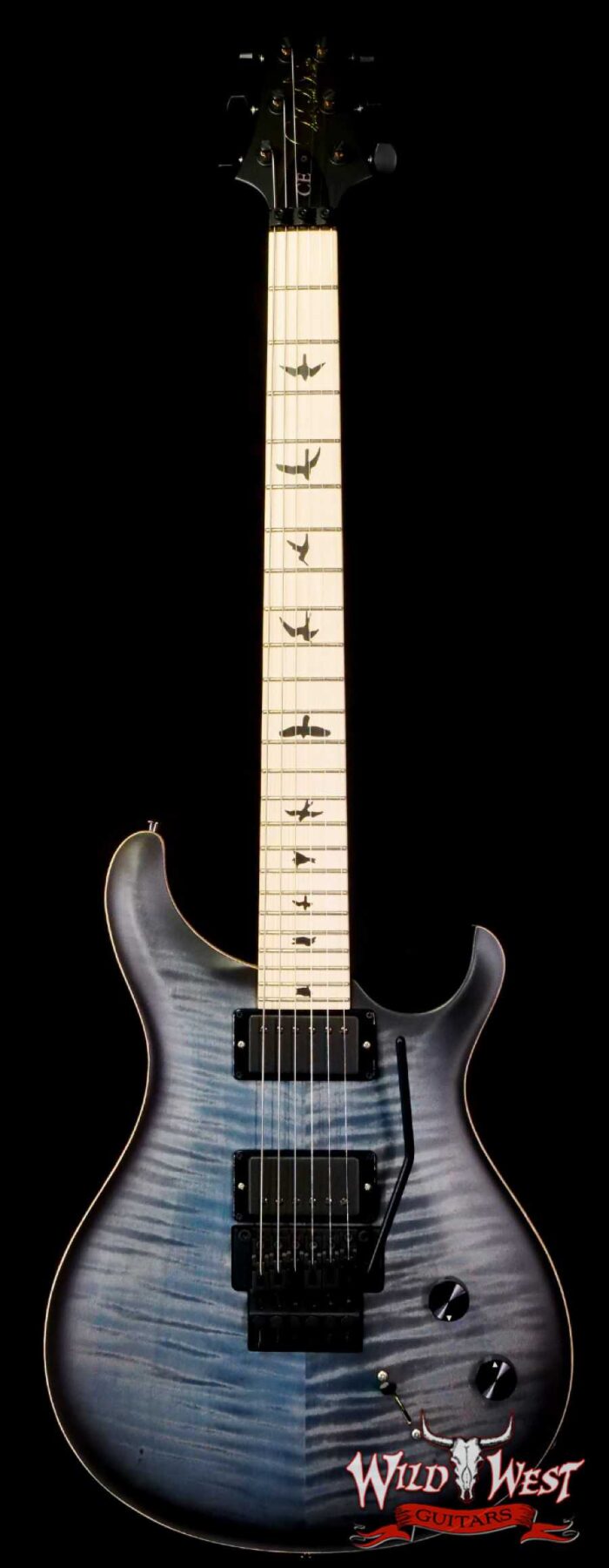 Paul Reed Smith PRS Bolt-On Series Dustie Waring Signature CE 24 Floyd FR Maple Board Faded Blue Smokeburst - Image 1