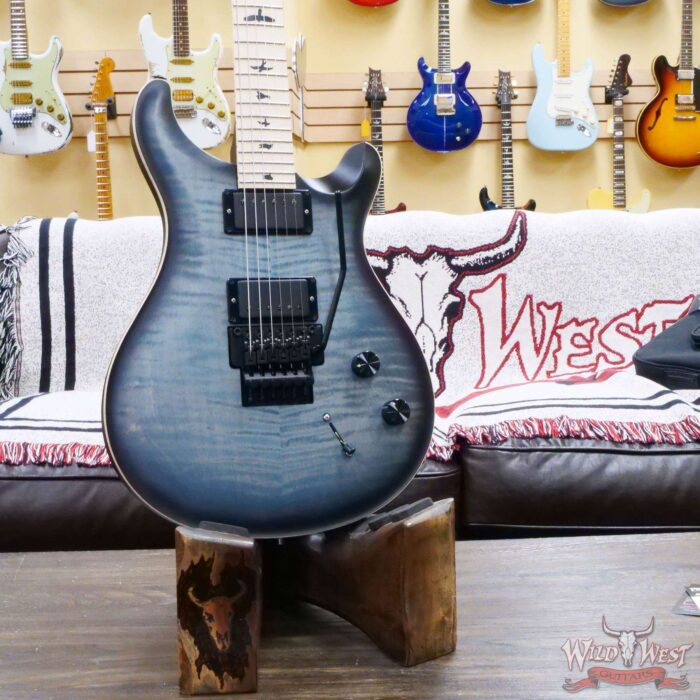 Paul Reed Smith PRS Bolt-On Series Dustie Waring Signature CE 24 Floyd FR Maple Board Satin Faded Whale Blue Smokeburst - Image 7
