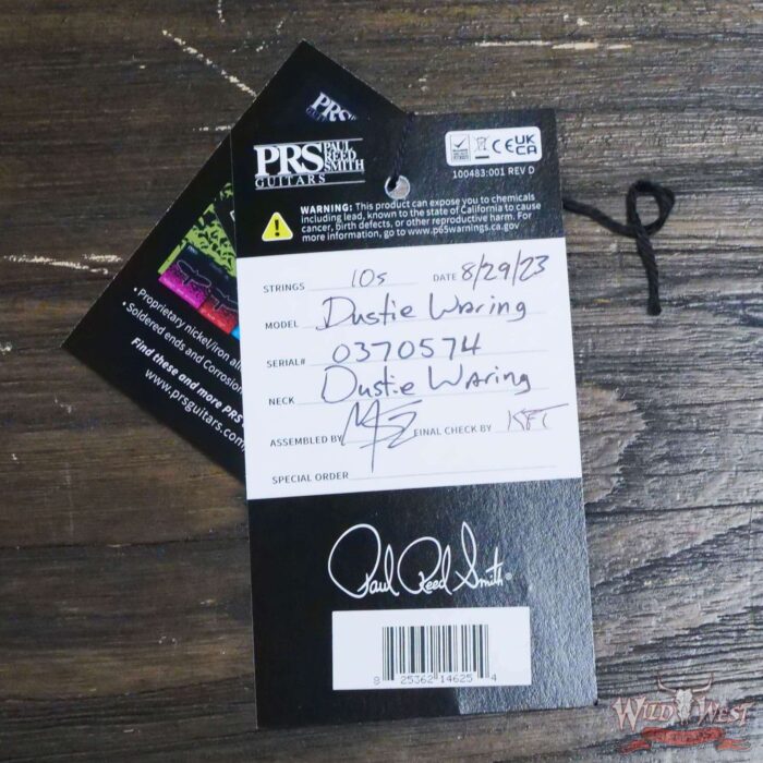 Paul Reed Smith PRS Bolt-On Series Dustie Waring Signature DW CE 24 Hardtail Limited Edition Faded Jade Smokeburst - Image 11