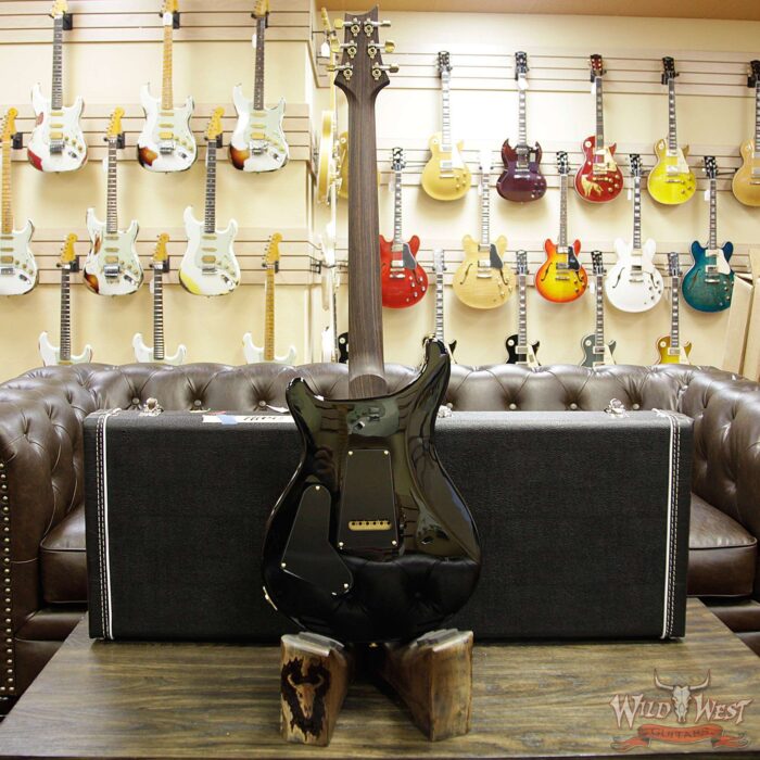 PRS 2018 Experience 10 Top Custom 24 Flame Top East Indian Rosewood Neck Ebony Board Charcoal Tricolor Burst - Image 15