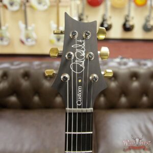 PRS 2018 Experience 10 Top Custom 24 Flame Top East Indian Rosewood Neck Ebony Board Charcoal Tricolor Burst - Image 9