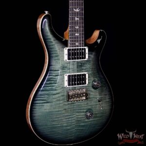 PRS 2018 Experience Custom 24 Flame Top East Indian Rosewood Board Trampas Green Smokewrap - Image 4