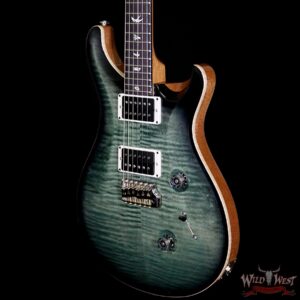 PRS 2018 Experience Custom 24 Flame Top East Indian Rosewood Board Trampas Green Smokewrap - Image 2